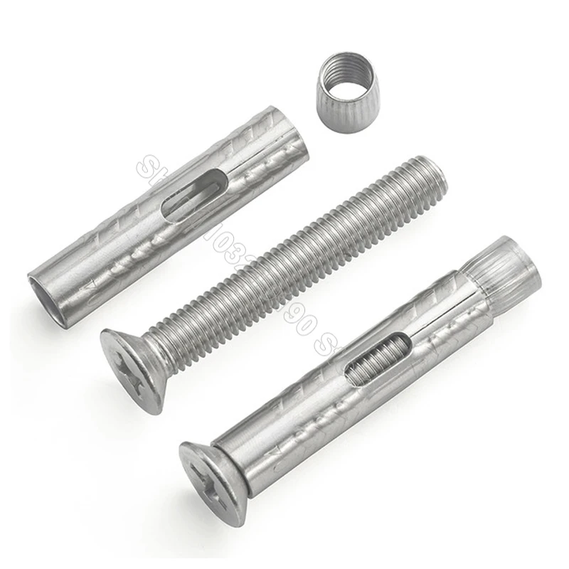 Ancres à Expansion Drop-in Femelle Inox/zingué M6 M8 M10 M12 M16 Pour Béton
