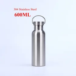 Deluxe Stainless Steel Water Bottle - 1 Liter, Ideal for Sport and Travel, Free Shipping Included (600ML STYLE3)