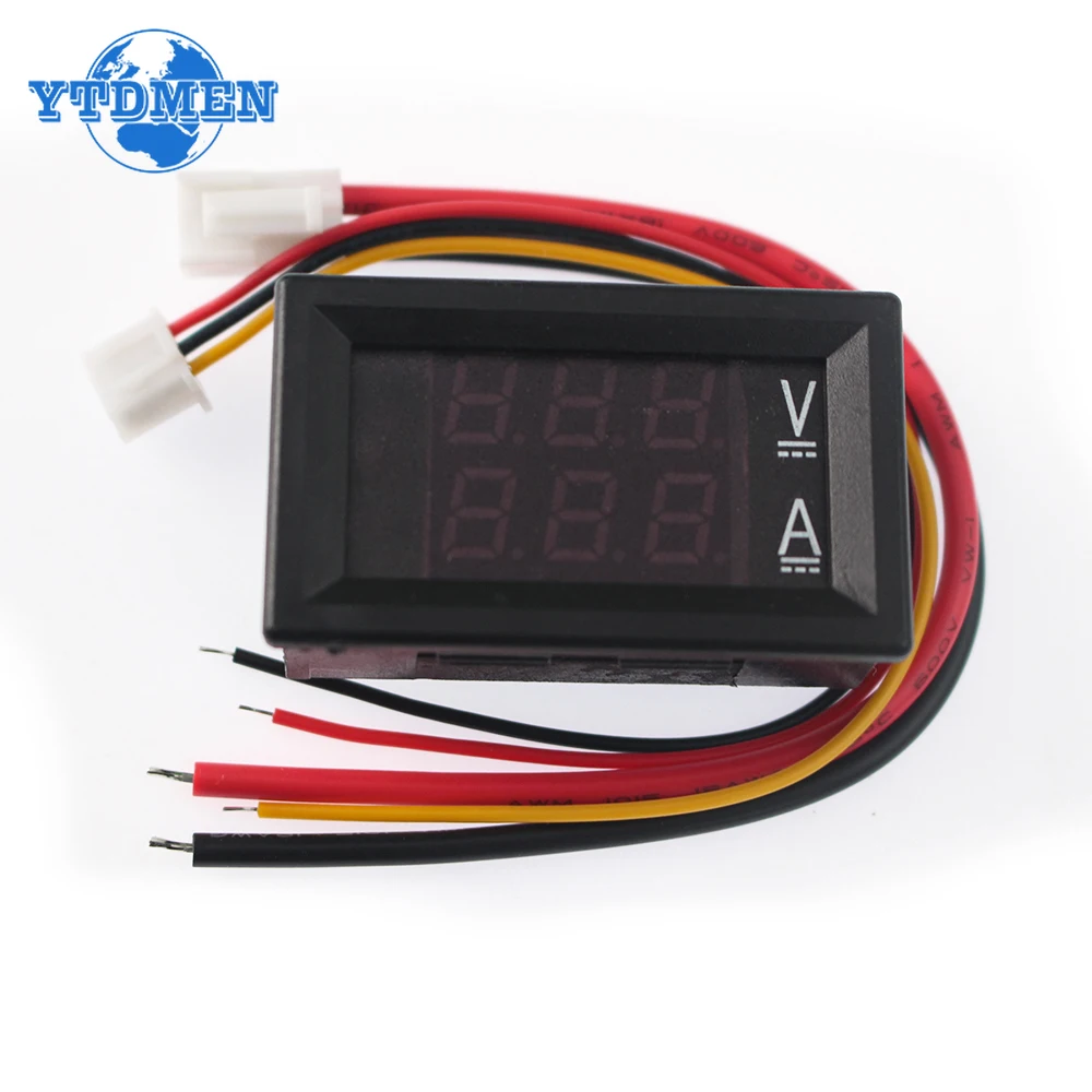 Digital Voltmeter Ammeter LED Display Module DSN-VC288 Amp Dual Volt Meter Gauge Voltage Current 0-100V 10A