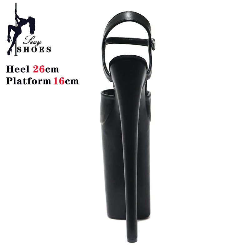 Black matte women's shoes with super high heels 26CM ladies shoes  Sandals women High Heels  luxury on sale Art Appreciation