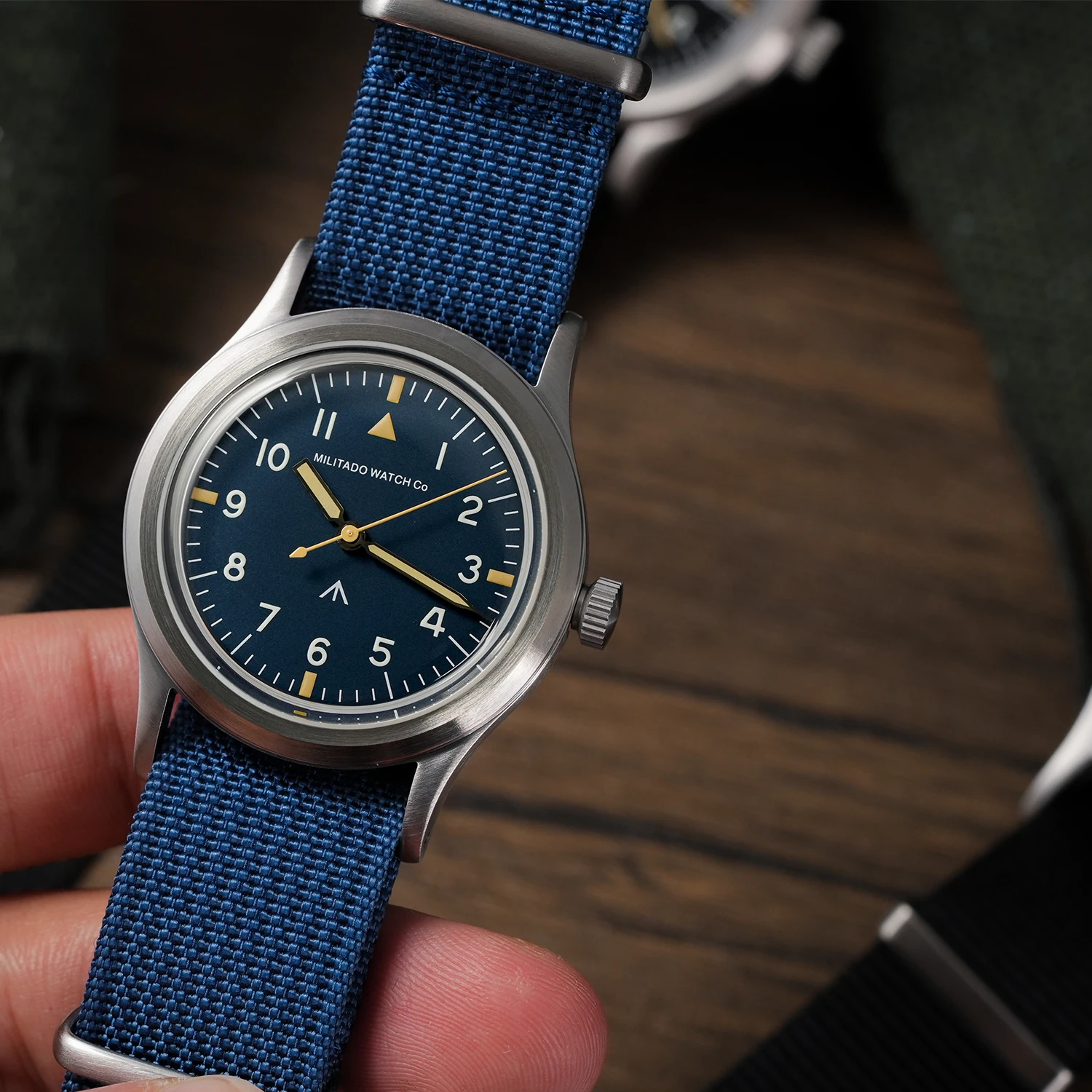 Militado ML14 Watch VH31 Sweep Quartz Movement Watches Sapphire Crystal Luminous 100m Waterproof Stainless Steel Wristwatch
