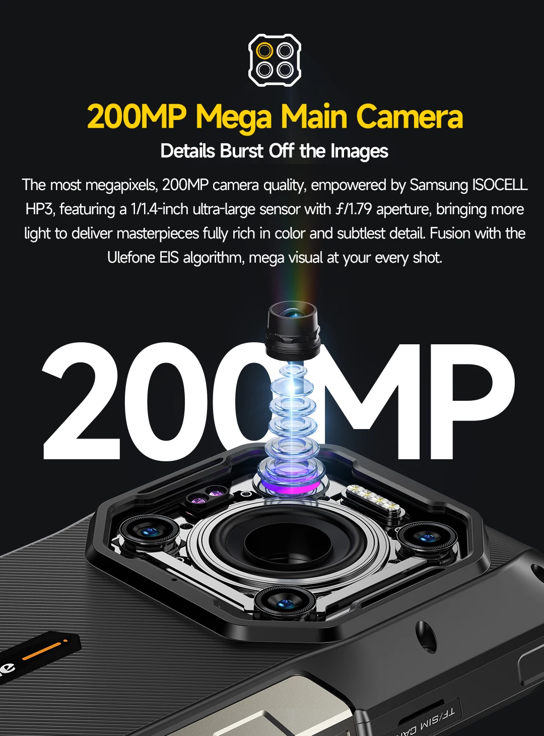 【New】Ulefone Armor 26 Ultra 5G Rugged Waterproof Smartphone 120W 15600mAh 200MP+64MP Smartphone Up to 24GB+512GB NFC