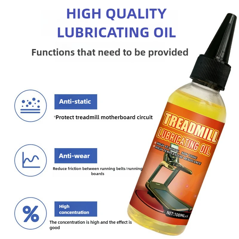 Premium Treadmill Lubricant Universal Running Machine Oil Maintenance Lubricating for Gym Accessories Maintenance Tool