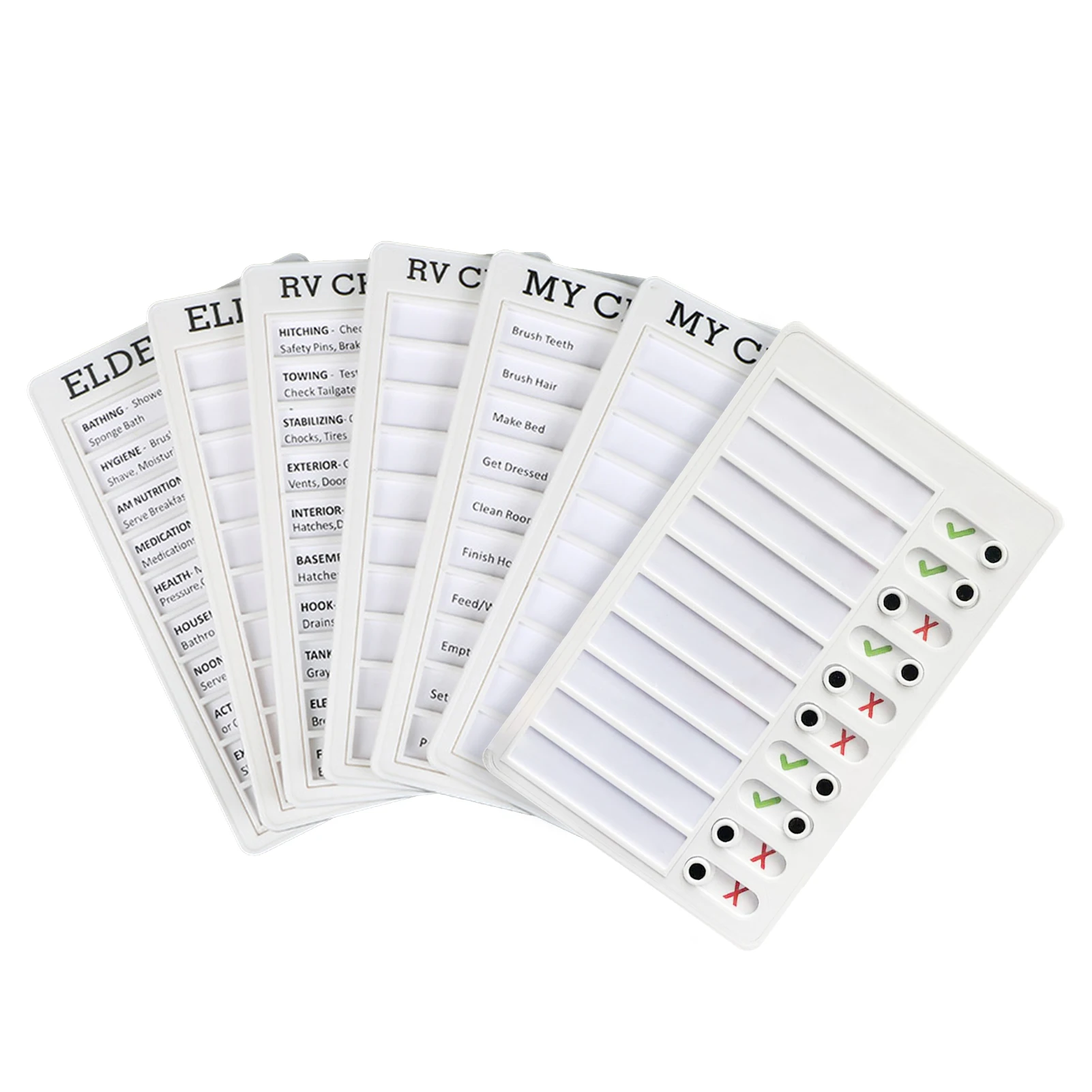 New Reusable Memo Checklist Check Plan Memorandum Daily Planner Task Pad Home Office Schedule Chart For