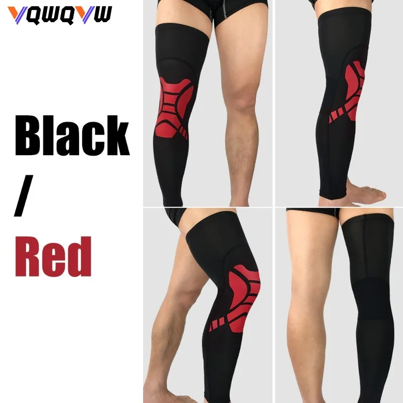 1Pcs Sports Compression UV Long Leg Sleeves for Running Basketball Football Cycling Volleyball Leg Support for Men and Women