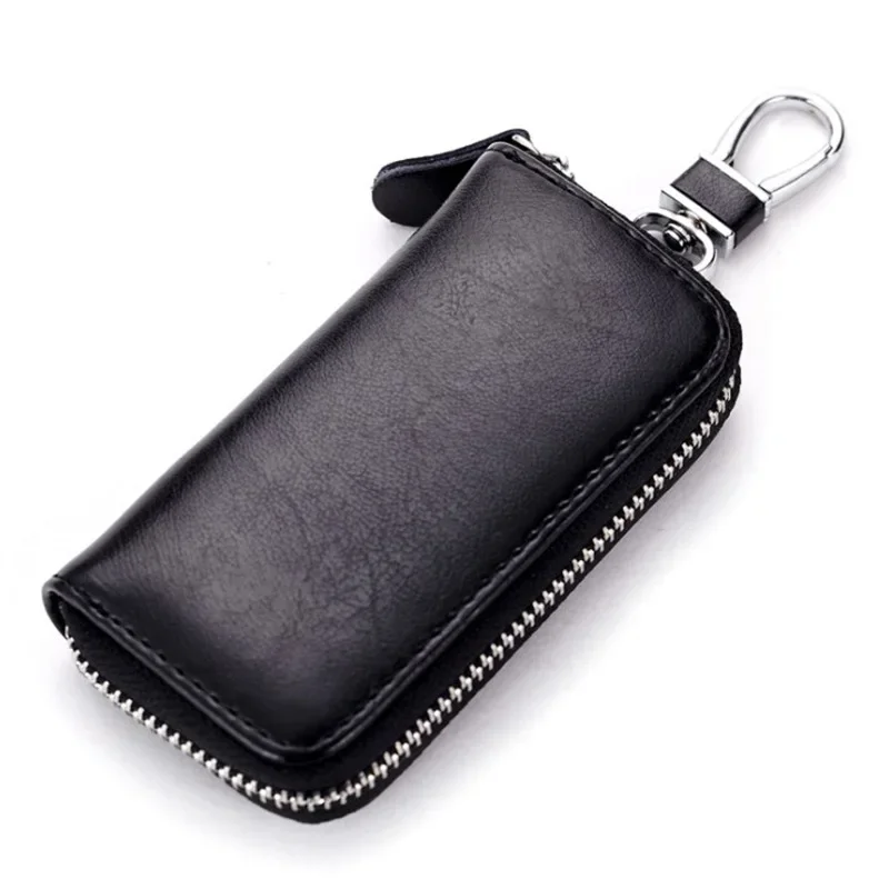 

Leather Large Capacity Key Bag Multi-functional Men and Women General Trend Car Key Bag Handheld Portable Key Bag