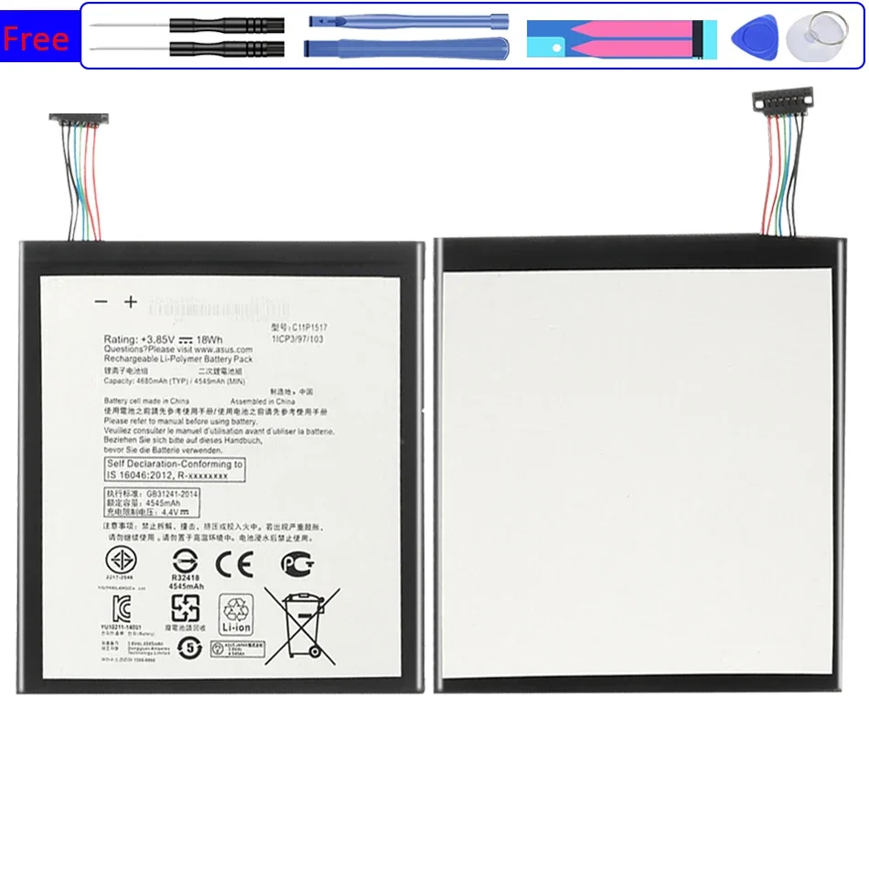 

Аккумулятор C11P1517 4680 мАч для ASUS ZENPAD 10 ZENPAD10 Z300M Z300CNL Z300 6B P00C Bateria