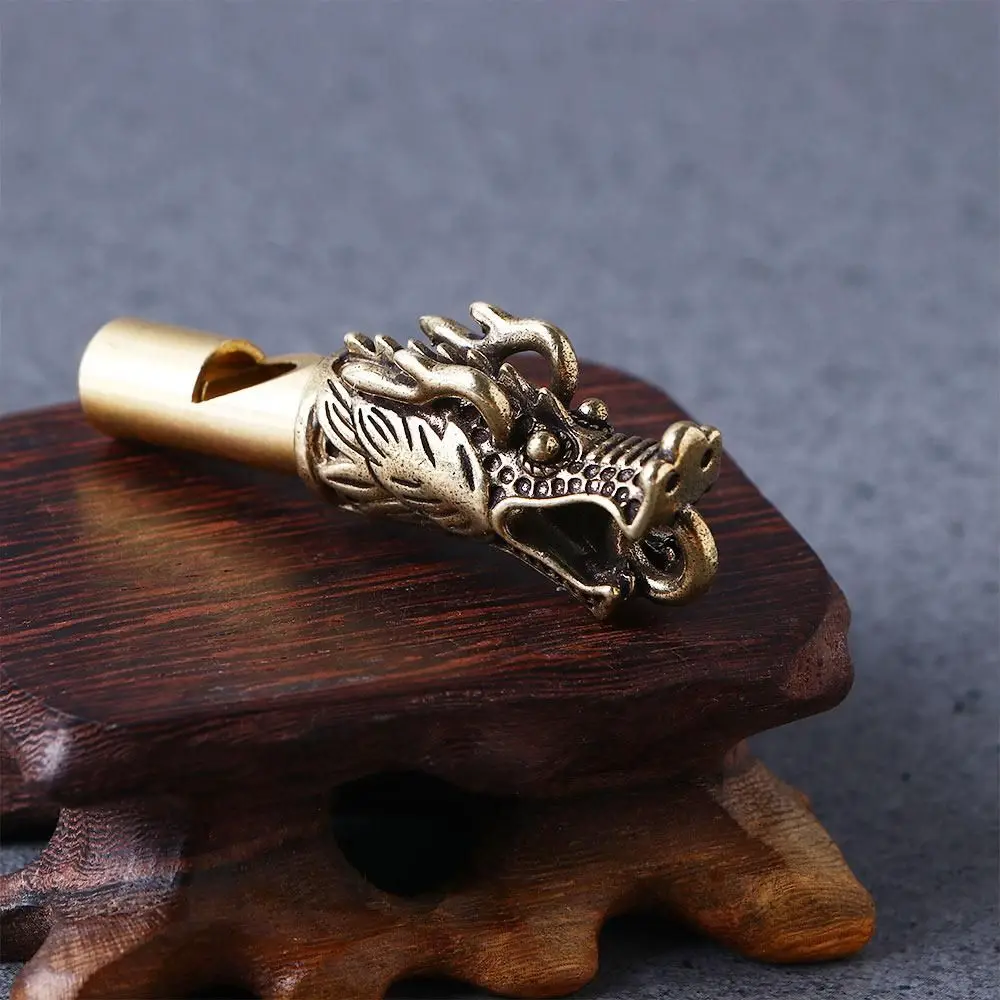 

Multifunction Portable Survival Emergency Dragon Head Keychain Whistle Keys Chain Outdoor Survival Tools Car Pendants