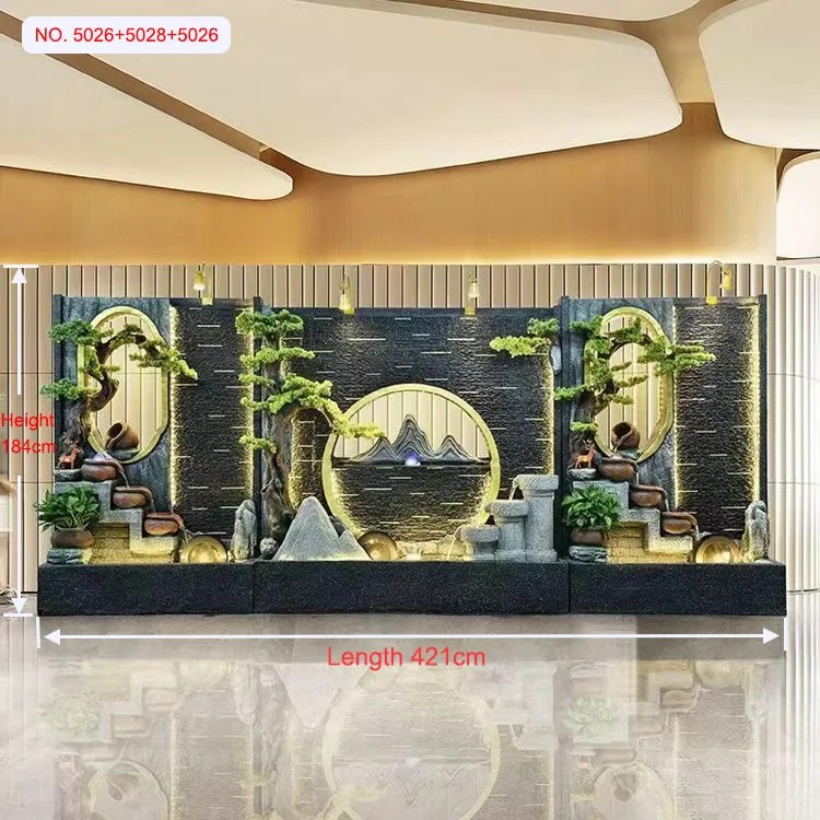 BF5029 야외 벽 분수 폭포 조경 및 장 분수