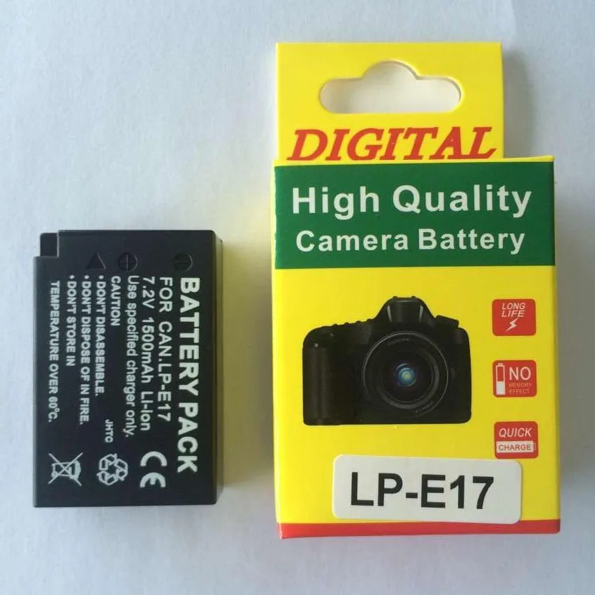 1500mAh LP-E17 LPE17 LP E17 Battery rechargeable battery camera battery For Canon EOS R8 R50 RP R10 200D 250D 750D 760D 800D 850D 8000D 77D M3 M5 M6 T6i T6s T8i T7i