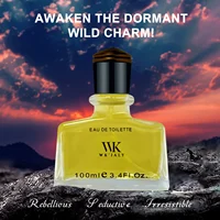 WK JALY Men's Eau De Toilette Vaporisateure Natural Spray, With Notes of Mint, Rosemary, Bergamot, Sandalwood, Vetiver, 100ml