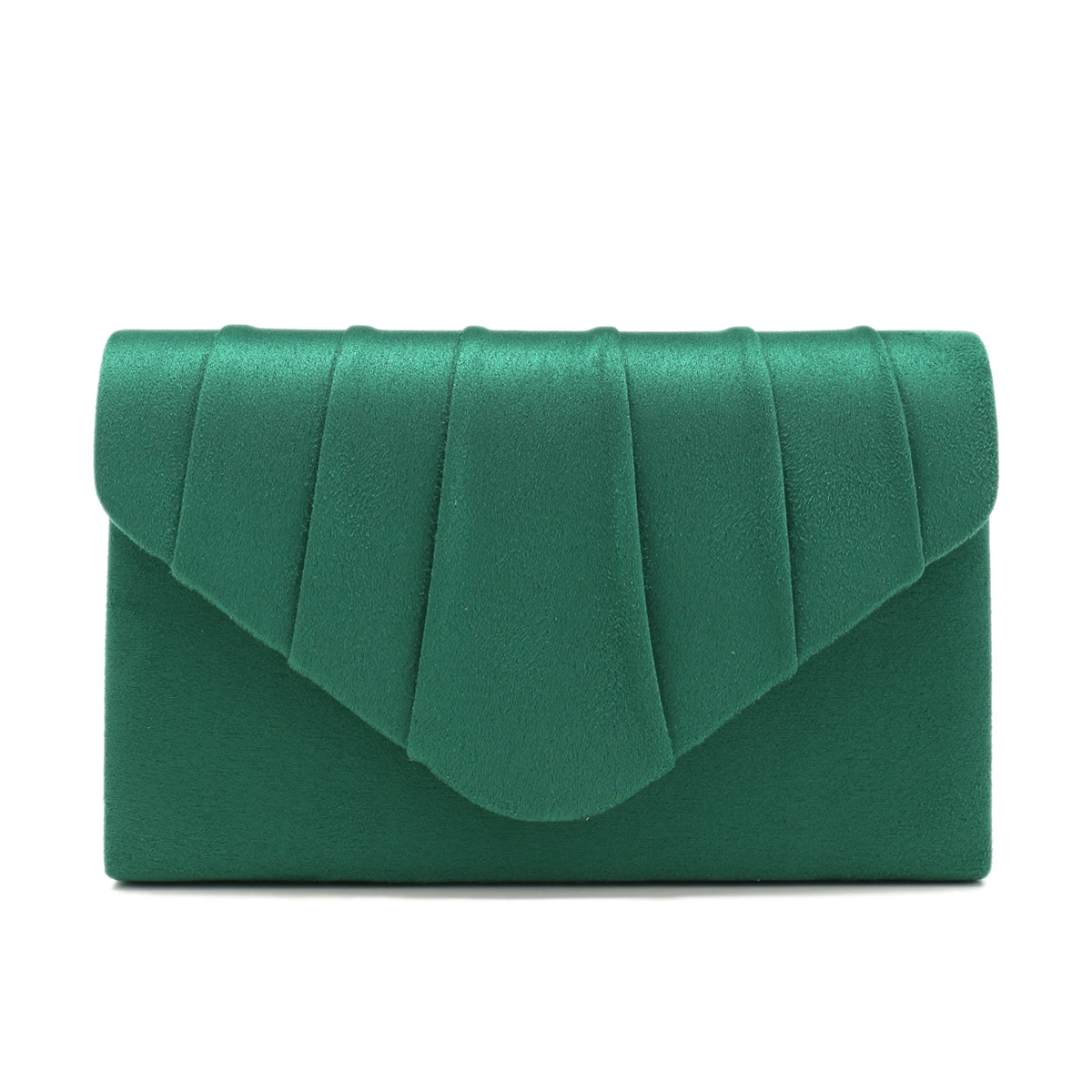 Silver Velvet Clutch Evening Bag for Women