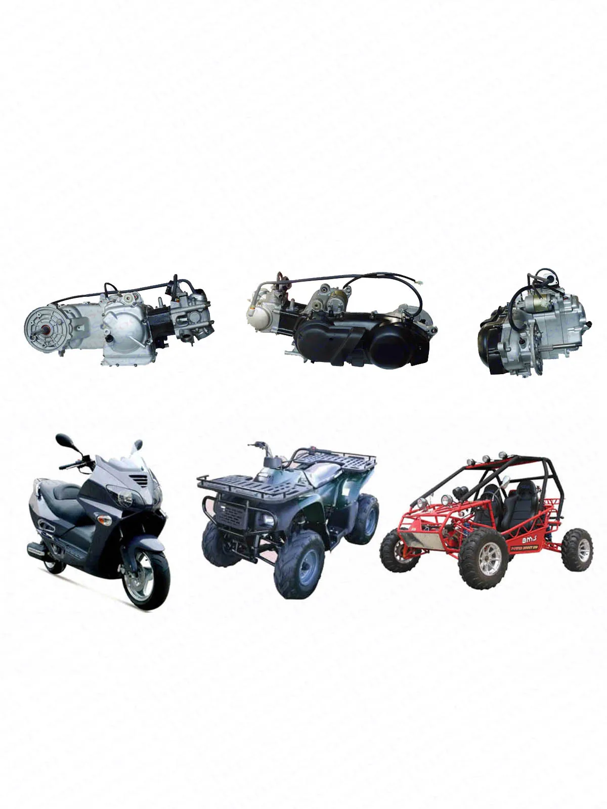 Przednie tylne klocki hamulcowe do LINHAI 260cc 300cc ATV
