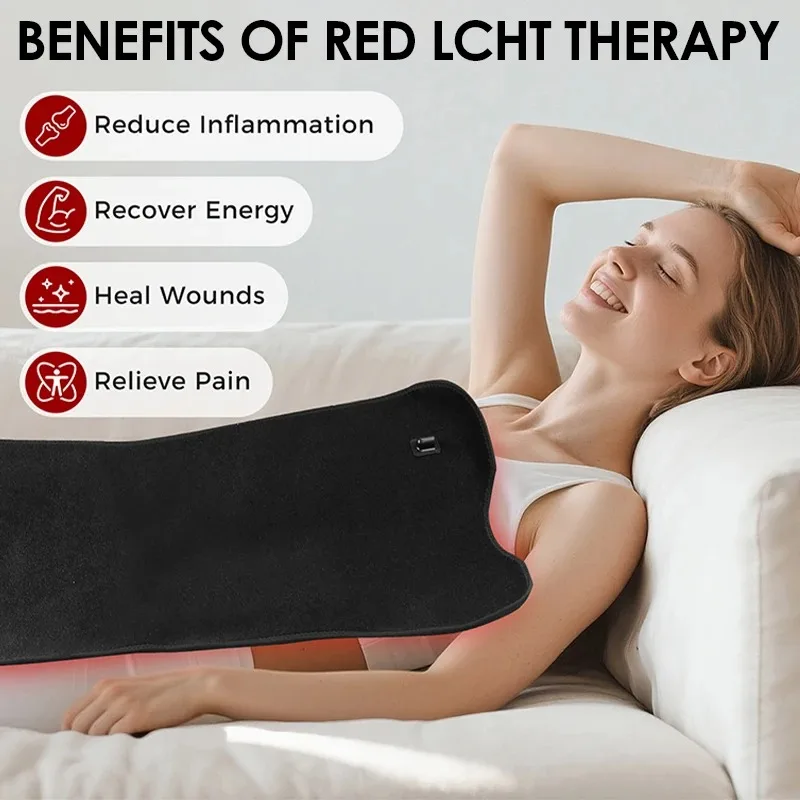 210 LEDs red Infrared Light Therapy Pad Beauty Devices portable 660nm 850nm Relax Pad for face,body back knee hands feet relief