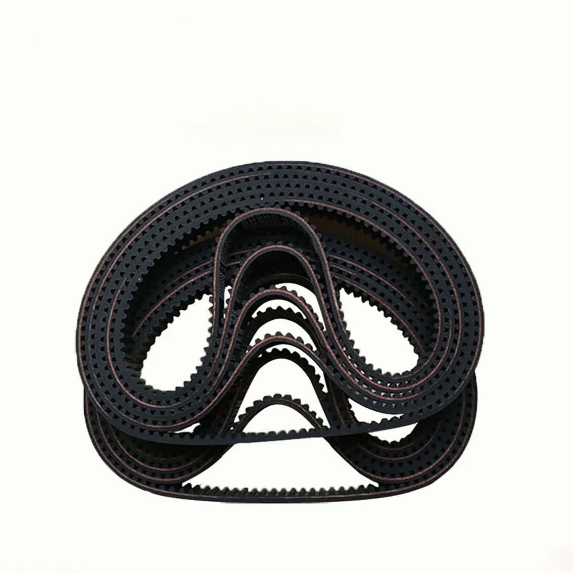 

1Pcs Teeth 59-69 Width 10/15/20/25mm HTD 5M Black Rubber Closed Loop Timing Belt Perimeter 295mm to 345mm For CNC /Step Motor