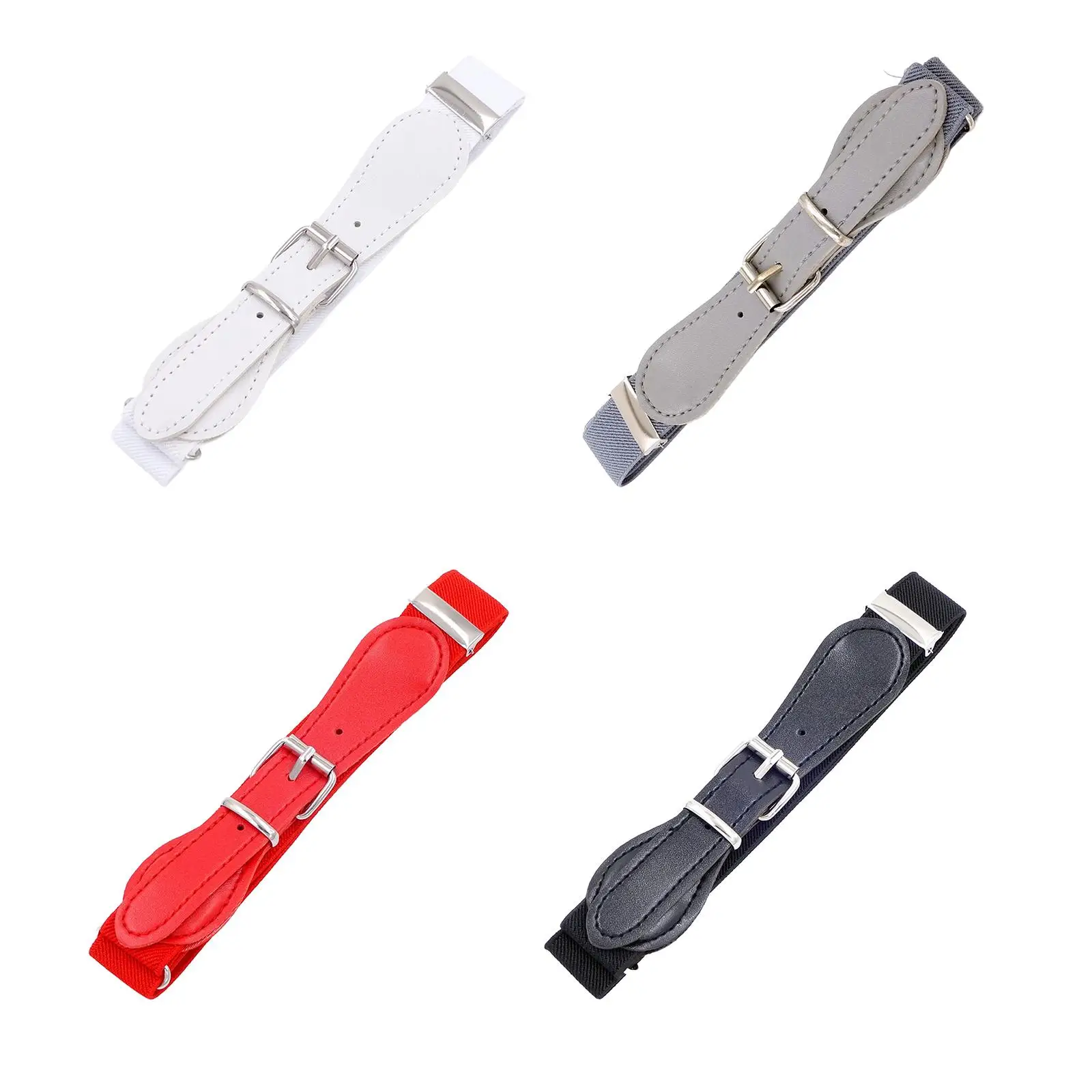 Cinturón para niños, cinturón elástico ajustable, accesorios de ropa decorativos elásticos a la moda, cinturón de vestir para niñas y niños, vestidos para niños Kids Belt Elastic Adjustable Waist Belt Fashion Stretchy Decorative Clothing Accessories Dress Belt for Girls Boys Kids Dresses