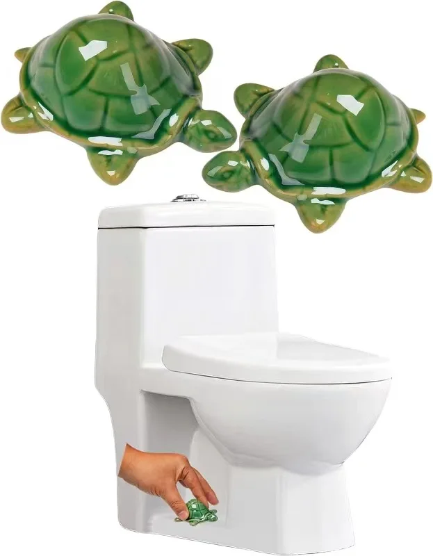 Toilet Bolt Cap Universal Bathroom Household Decoration Creative Resin Turtle Toilet Bolt Cap Home Life Supplies