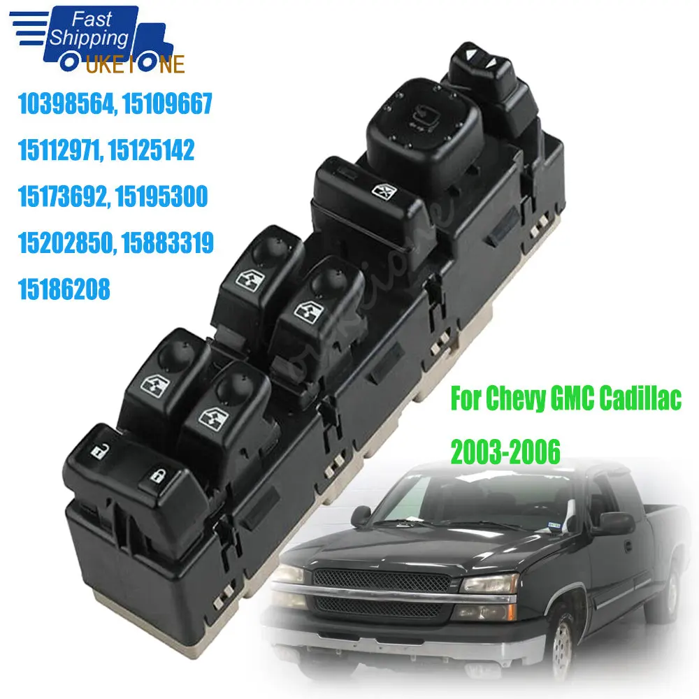 Window Switch For Chevrolet Avalanche Escalade Chevrolet Avalanche