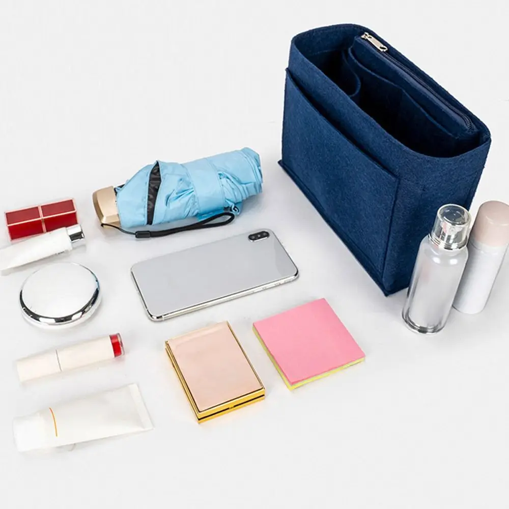 NEW Soft Pouch Organizer Felt Insert Bag Inner Bag Handbag Insert Bag Purse LinerFor Longchamp Le Pliage Backpack Storage Bag