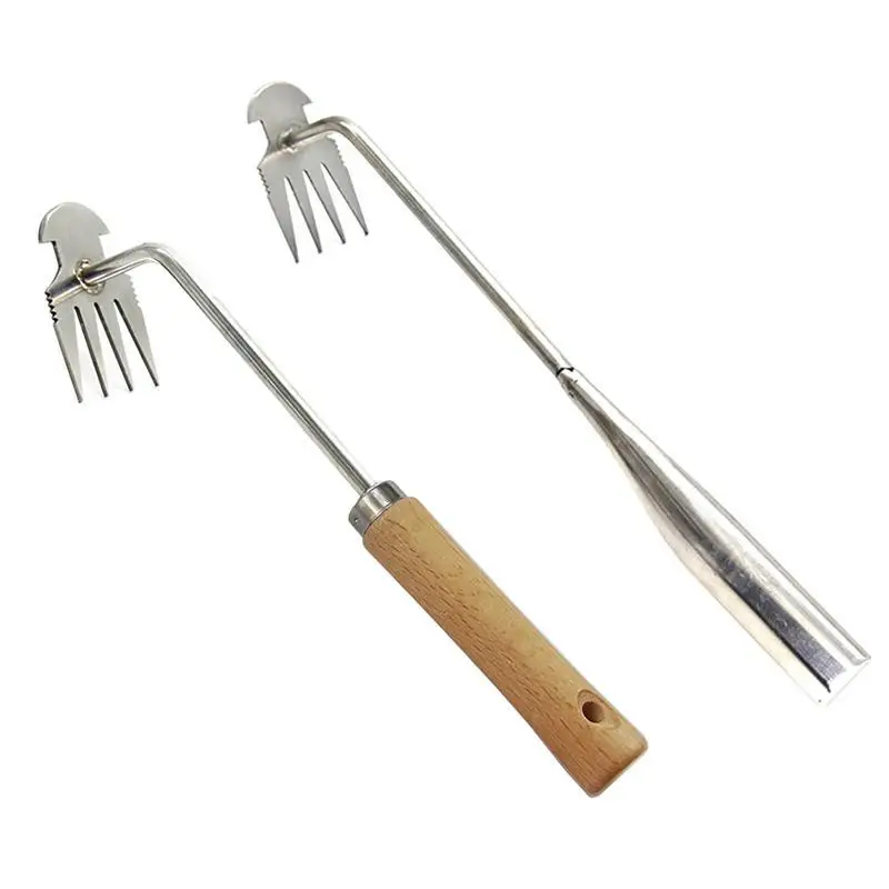 

Weeder Hoe Stainless Steel Weeds Puller Manual Weeder Small Hoe Gardening Tool Mini Cultivator For Gardening Weeding Tool