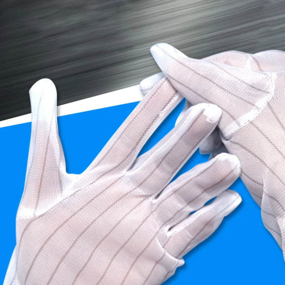 10 Pairs Working Gloves Anti-static Electronics Installation Protection Fiber Repair Installation