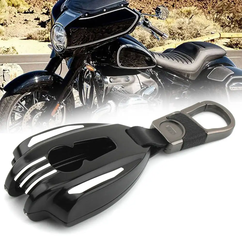오토바이 키 케이스 커버 BMW R18 클래식 배거 트랜스 컨티넨탈 2020 2021 2022 2023 용 검정색 CNC 가공 알루미늄 보호대