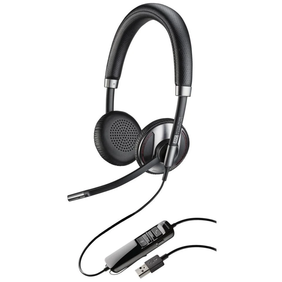 Проводная Стереогарнитура Plantronics Blackwire C725 C725-M ANC с шумоподавлением PN:202581-01