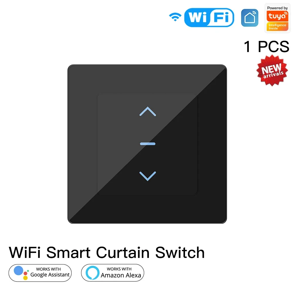 WiFi Smart Curtain Switch with Touch Design