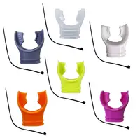 Scuba Diving Regulator Mouthpiece Snorkeling Octopus Second Stage Silicone Regulator Mouthpiece Bite with Regulator Tie 1