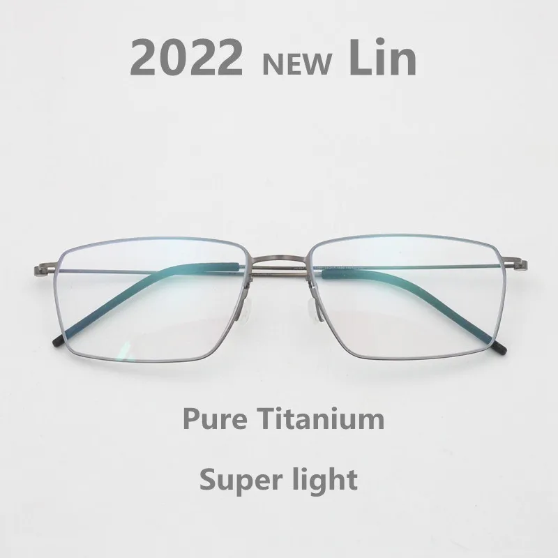 maid in denmark メガネtitanium 710 Denmark Brand Pure Titanium Screwless Glasses Frame Men
