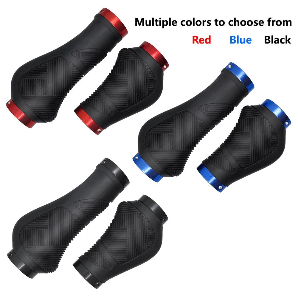 Fahrrad Griffe MTB Gummi Anti-Slip Mountainbike Stoßfest Lenker Abdeckung Lock Auf Ergonomische Radfahren Griff Bar Teile – Detail 12