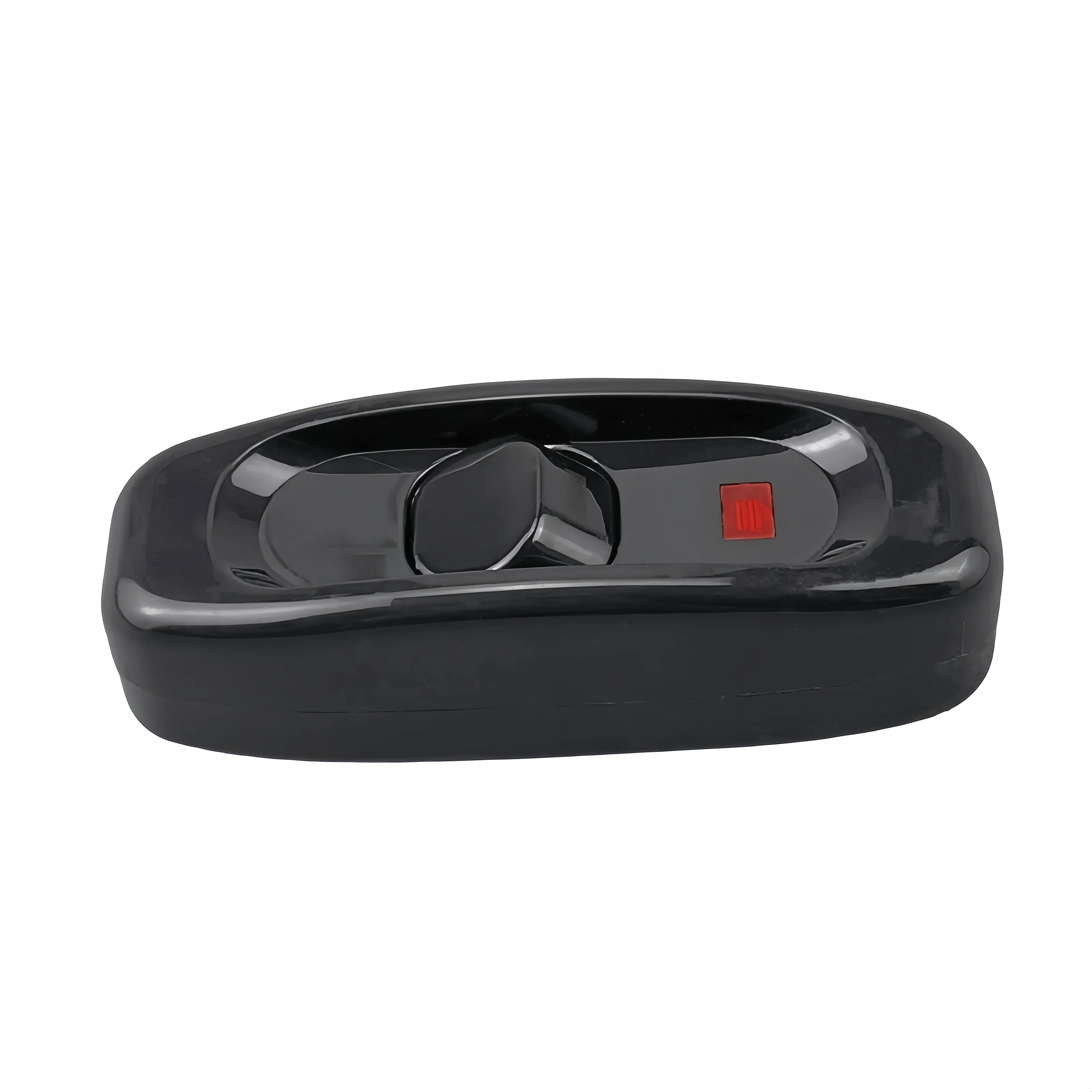 GW320 10A 250V In-Line On/Off Cord Switch rocker switch Indicator light Bedside Switch Light Middle black