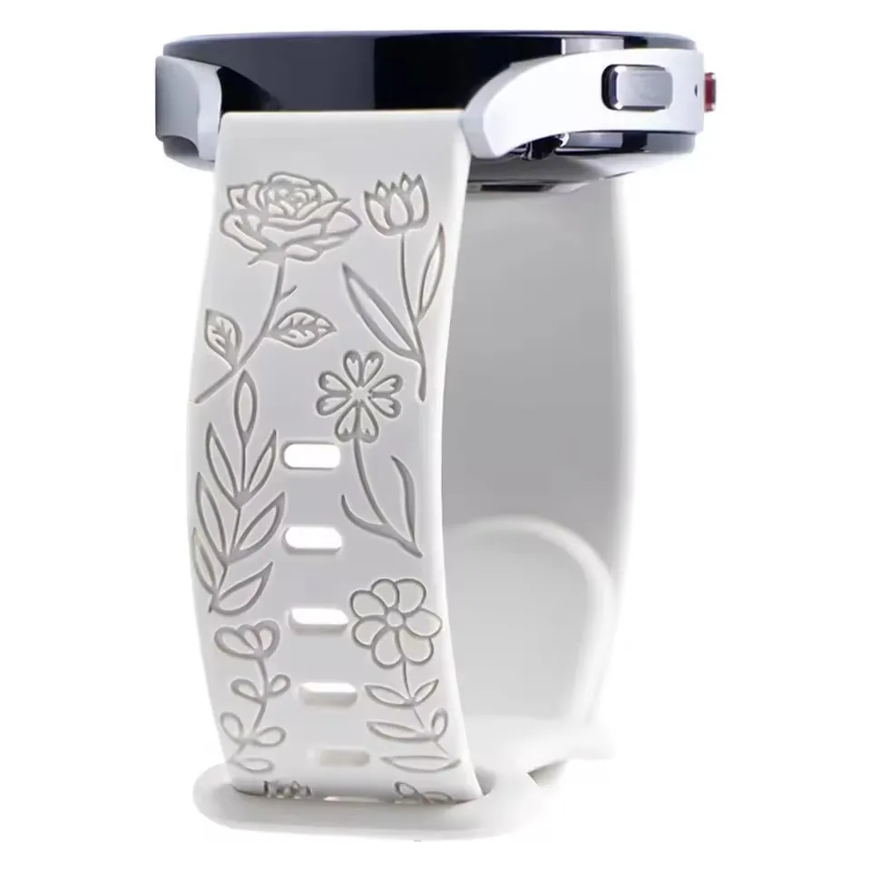 حزام نقش الورد لساعة هواوي GT5 41 ملم سوار بديل من...