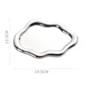 Jewelry Dish Creative White Cloud Shape Ceramic Plate Carving Plaster Decor Watch Keys Tray Holder Household Storage Ornament 6