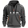 New Autumn Winter Autumn Winter Russia CCM HOCKEY Sports men's Hoodies Sweatshirts multi-pocket zipper loose casual hoodie coat 5