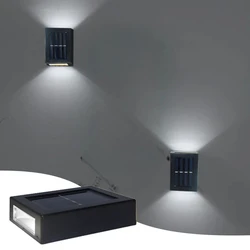 Solar - Powered Outdoor Waterproof LED Wall Lamp (White light)