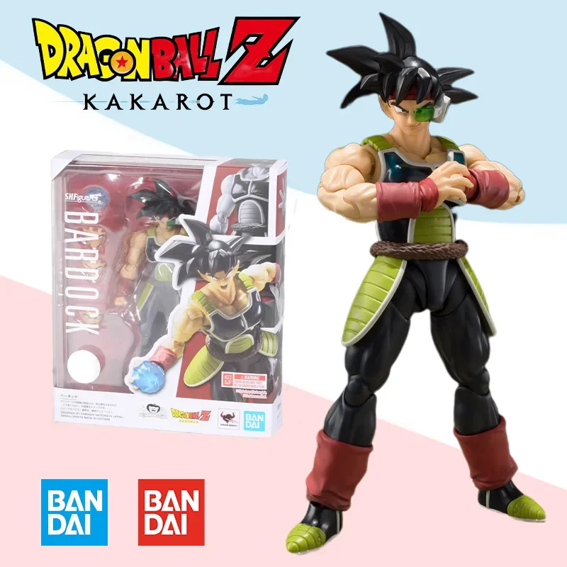 Фото Bandai оригинальная коробка S.H. Фигуртс SHF Драконий жемчуг бардок полный действия Аниме ПВХ модель комплект готовая игрушка подарок для детей №1