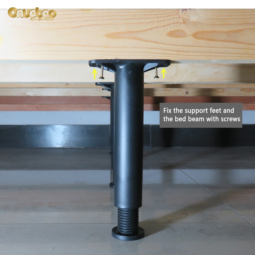 Beam Support Foot Bed Board Frame Shelf Rod Bottom Load Bearing Bracket Skeleton Reinforcement Column Plastic adjustable leveling legs,furniture legs