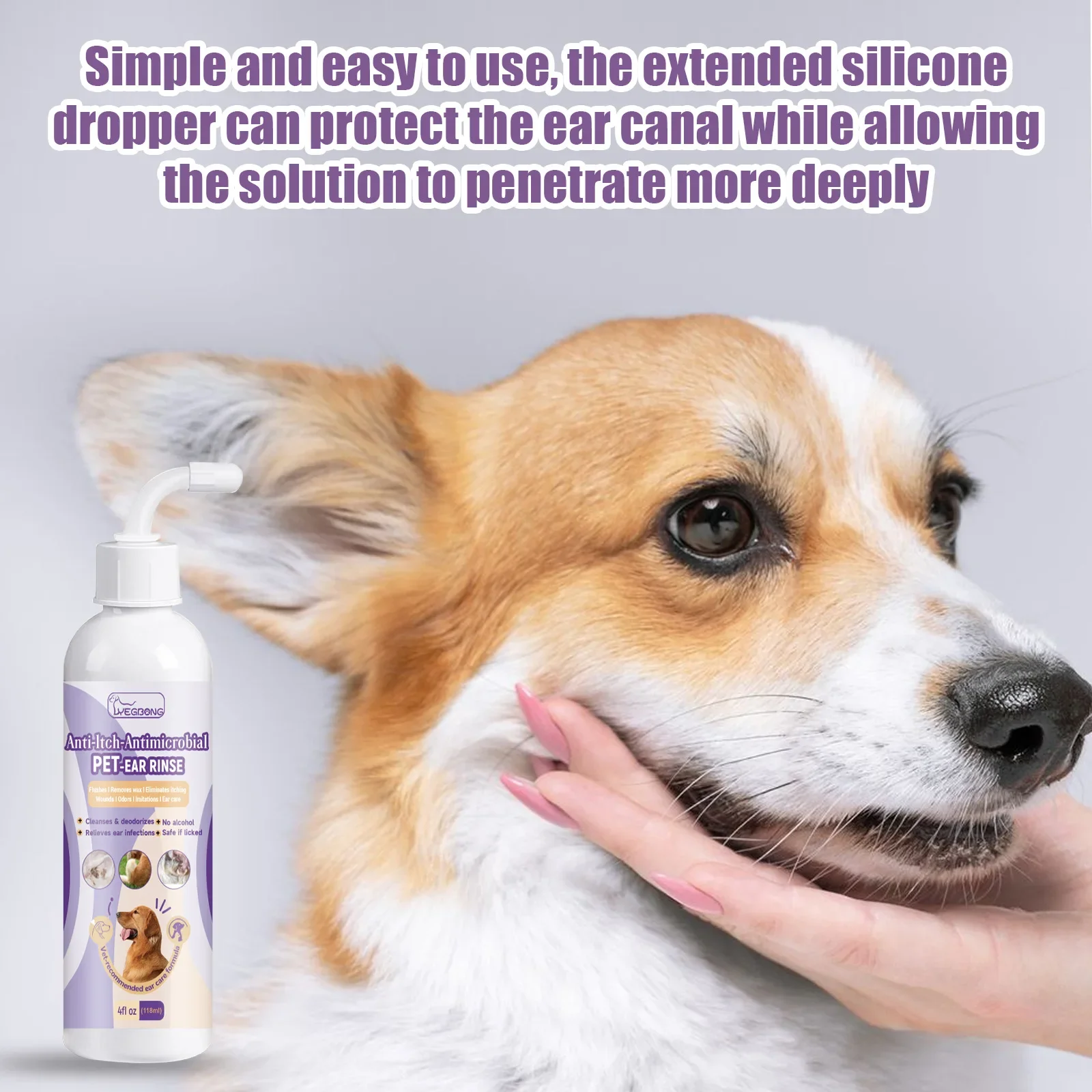 Pet ear cleaning solution for cats and dogs,pet ear cleaning solution