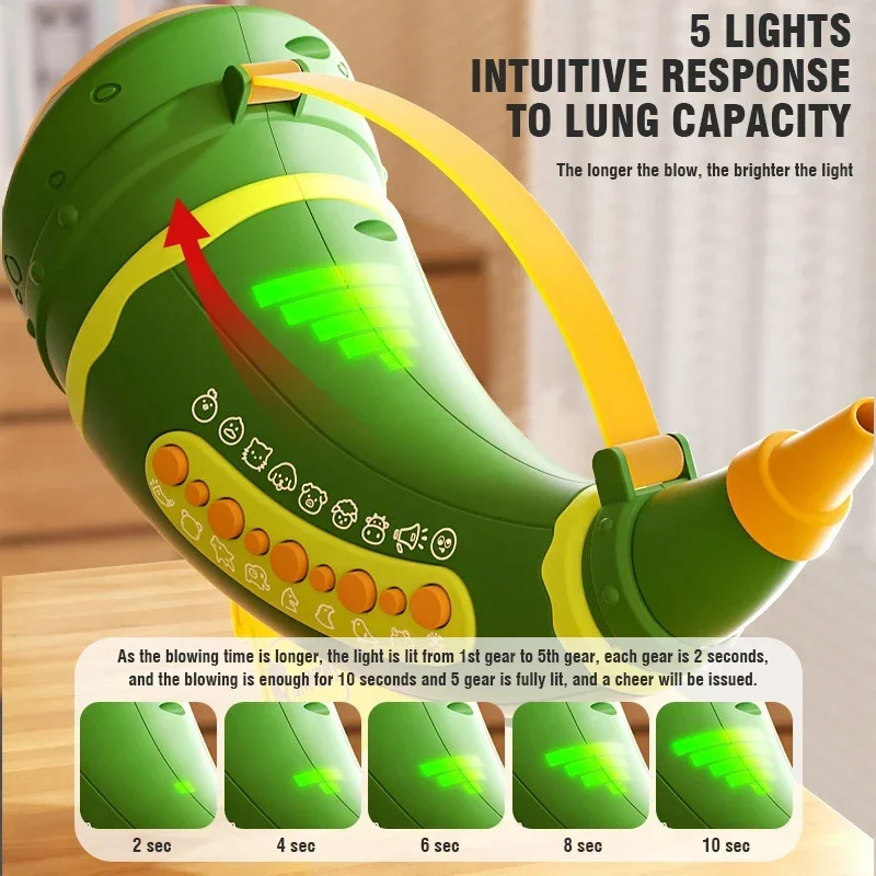 Animal Sound Horn Trumpet Sound Maker Children Toy Musical Instrument for Kids Early Educational Montessori Toys Kids Gift