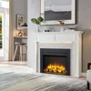 36" W x 26" H Electric Fireplace Insert with Front Trim Kit, Fire Crackling Sound, 750W/1500W Heater, Remote Control, Fireplaces 1