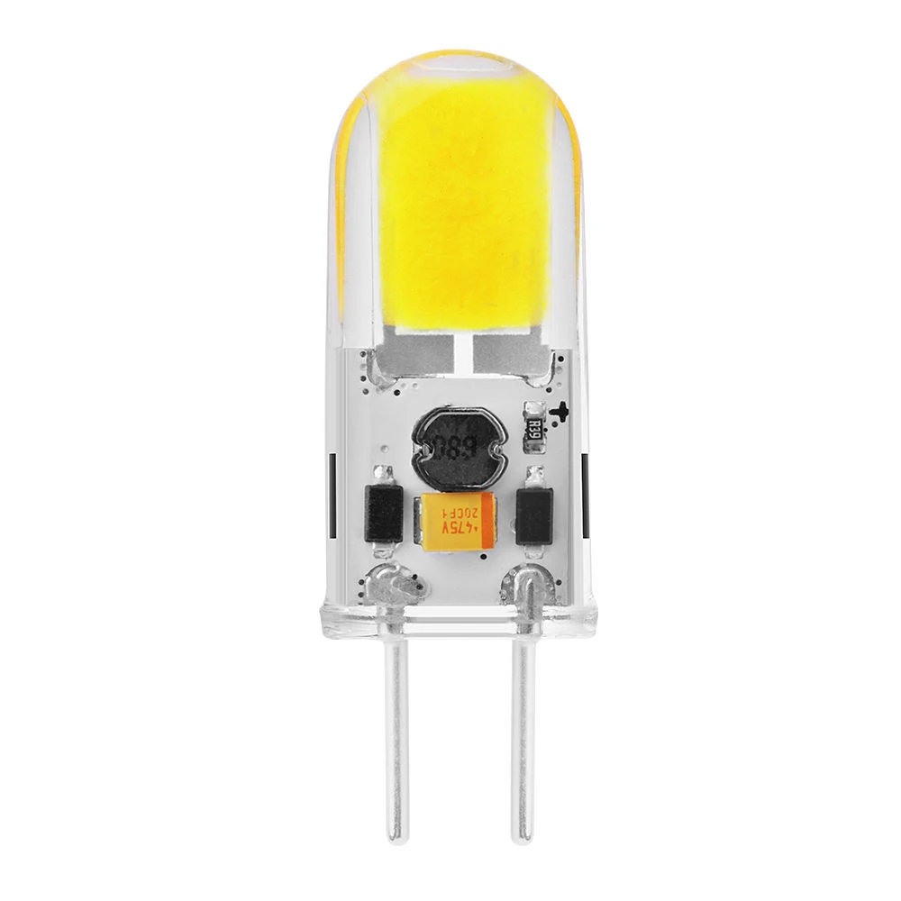 5개입 디밍 가능 GY6.35 LED 램프 DC 12V 실리콘 LED COB 스포트라이트 전구 1505 300LM 1508 400LM COB 조명 할로겐 조명 교체