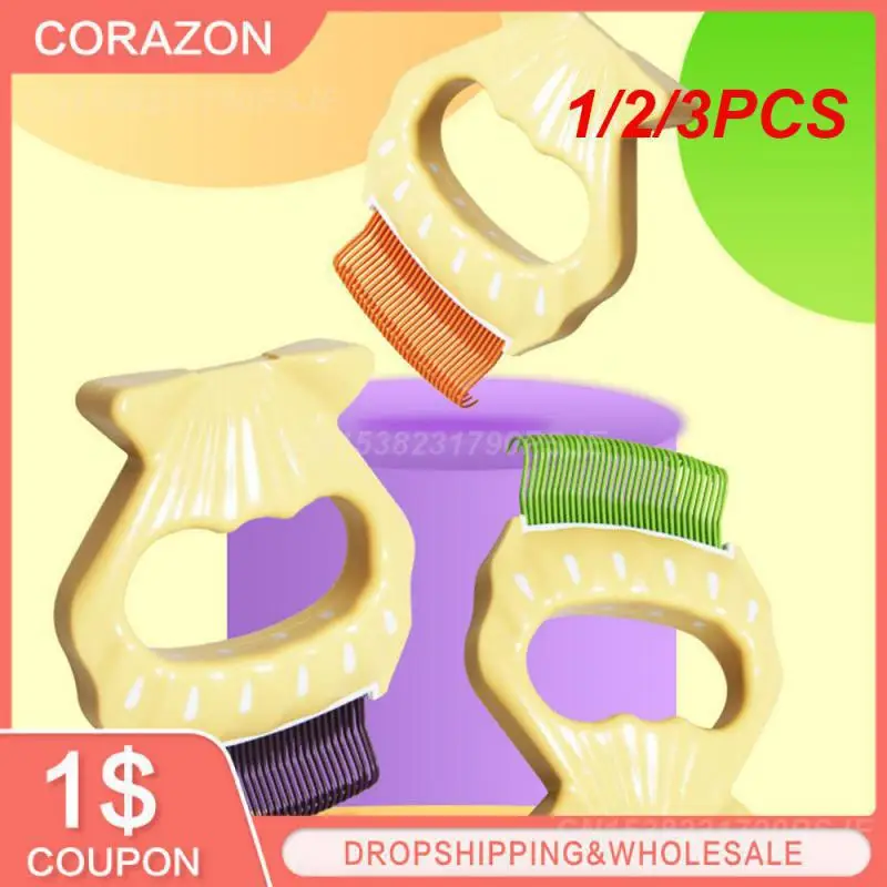 

1/2/3 шт., мягкая Массажная щетка для домашних животных