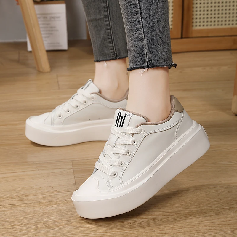 Spring and summer women's shoes male and female couples thick soles small white shoes female low top board shoes all sports casu