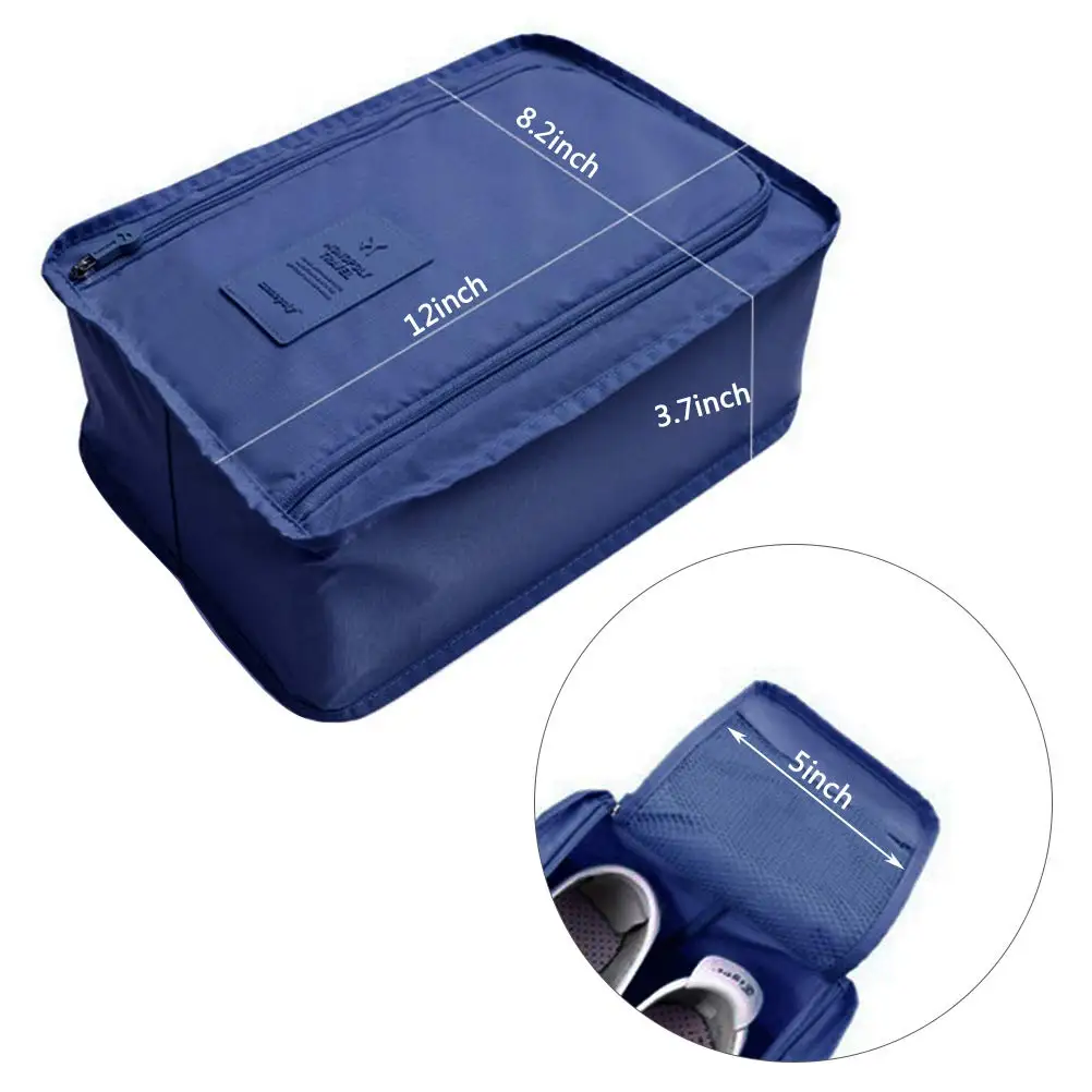 Compact Waterproof Travel Shoe Organizer - High Capacity Folding Pouch