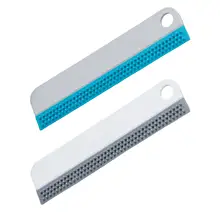  Shower Window Squeegee Countertop Water Scrubber Rubber Lip for Shower Doors 