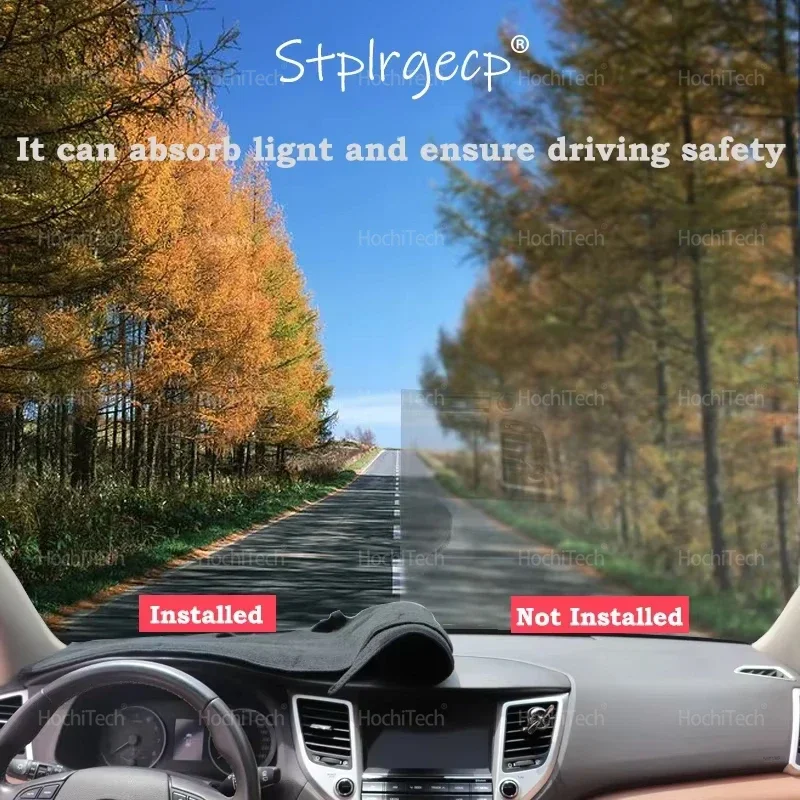 Car Dashboard Cover Avoid Light Pad Instrument Cover Mat Carpet Accessories For Suzuki Every Microvan DA17V DA17W 2015-present