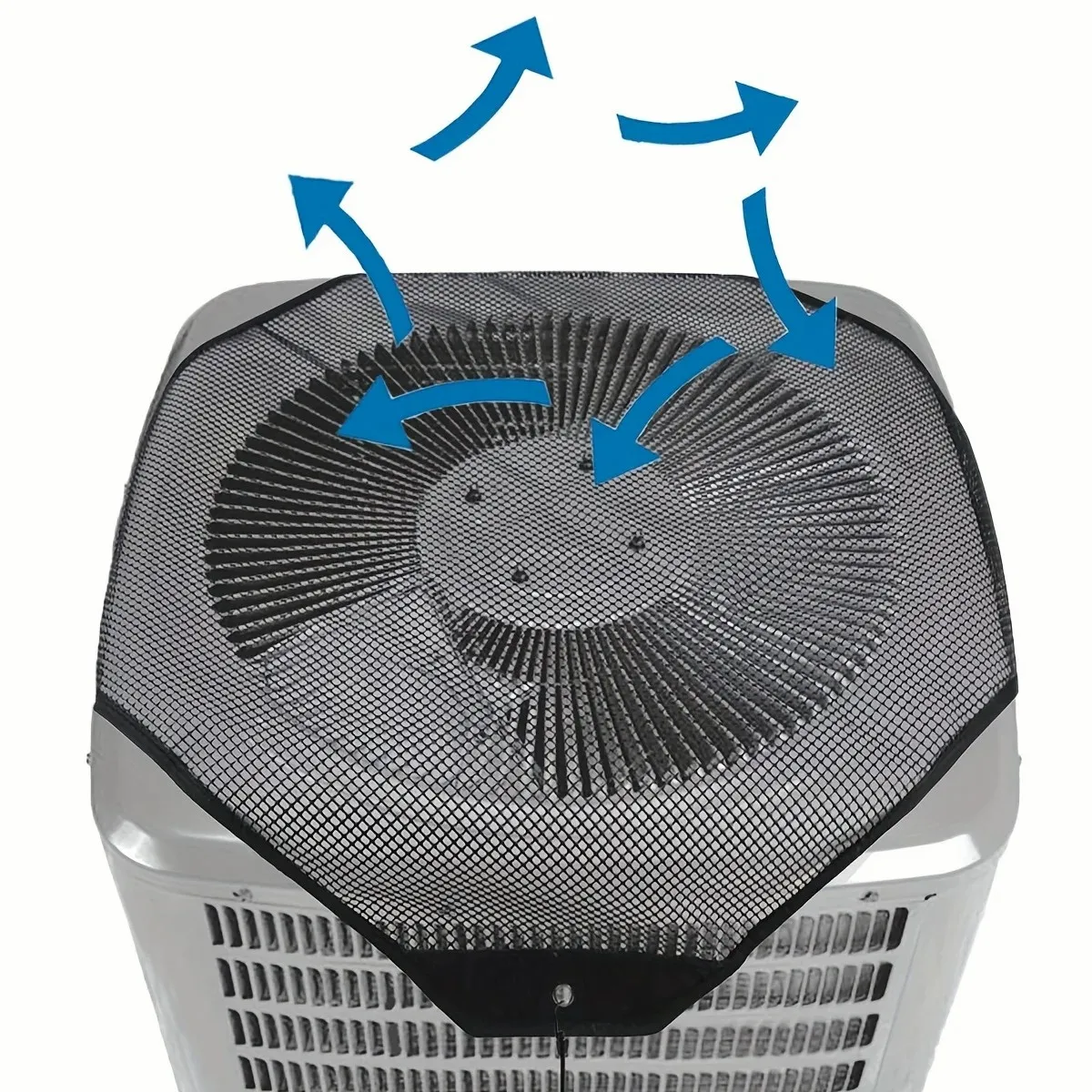 Description Picture 3 of itemAir Conditioner Covers for Outside Units Central Ac Cover Leaf Guard Heavy Duty Mesh AC Defender for Outdoor Square Units,Black