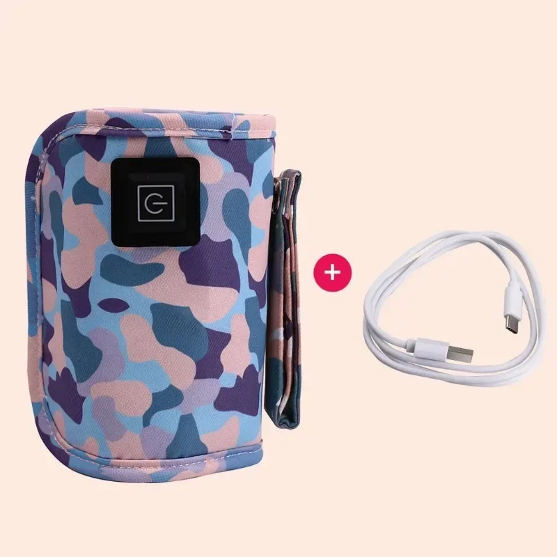 Baby Bottle Warmer Feeding Bottle Heat Keeper Travel Warmer Cover Baby Nursing Milk Water USB Heater Outdoor baby bottle insulation bag milk insulation bag baby bottle heater baby bottle insulation sleeve