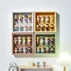 24.5x24.5x8cm Wall Mounted Clear Acrylic Box Figures Display Case Figures Display Stand Dust Proof Doll Toy Storage Box 1